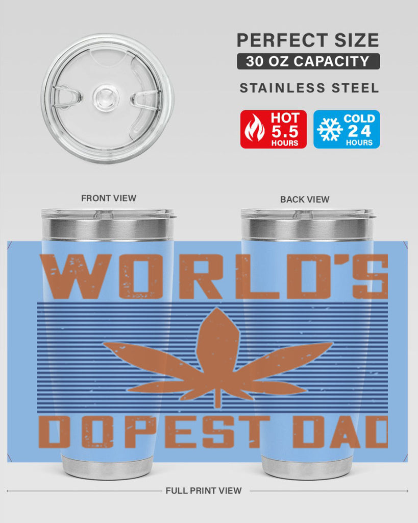 worlds dopest dad 148#- fathers day- Tumbler