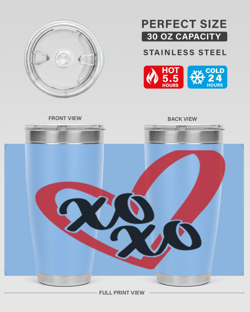 xoxo 11#- valentines day- Tumbler