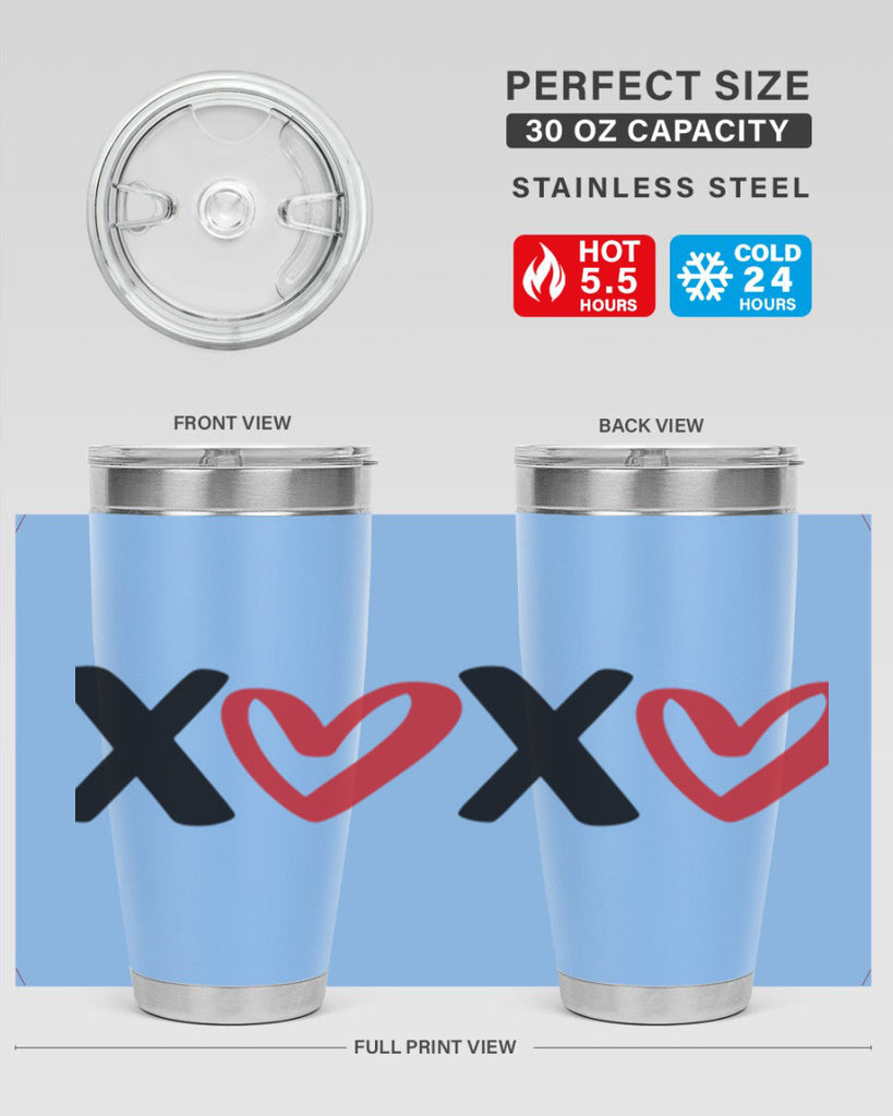 xoxo 12#- valentines day- Tumbler