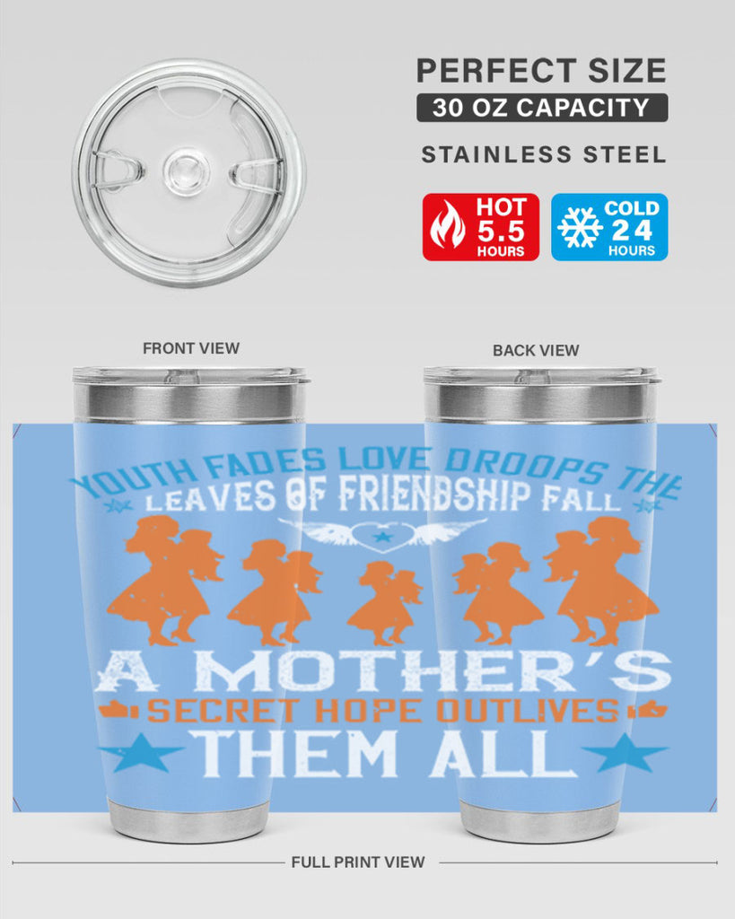 youth fades love droops 9#- mothers day- Tumbler