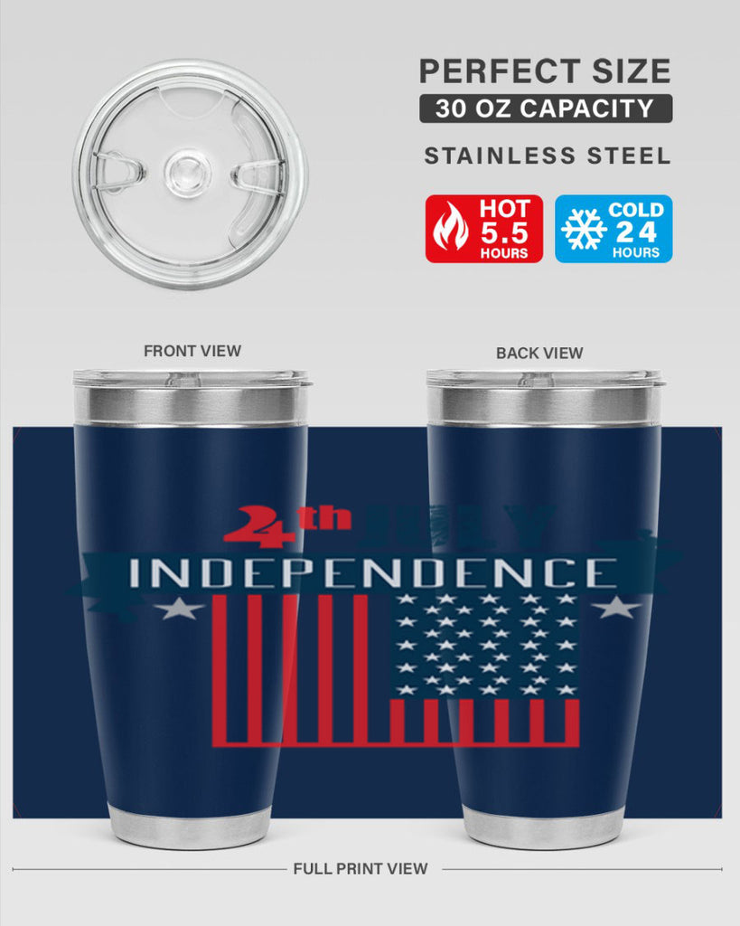 4th July Independent Style 65#- Fourt Of July- Tumbler