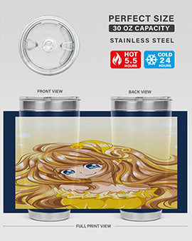 A beautiful and happy princess with gold dress game 131#- anime- Tumbler