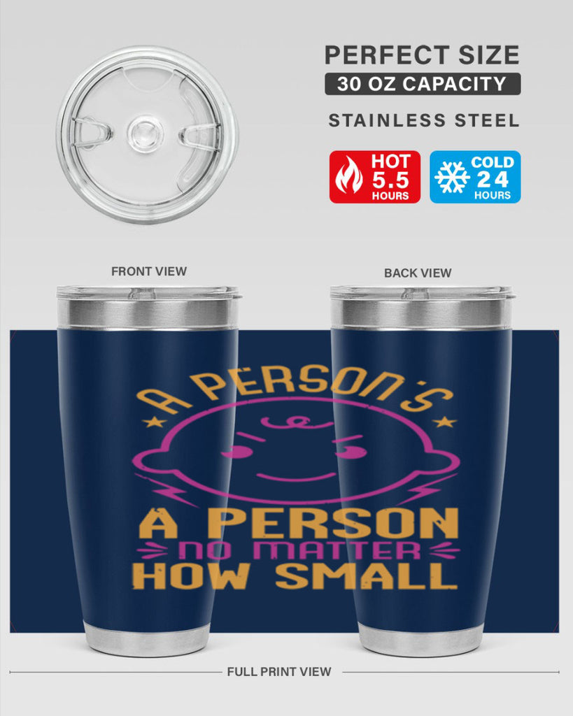 A person is a person no matter how small Style 39#- baby shower- tumbler