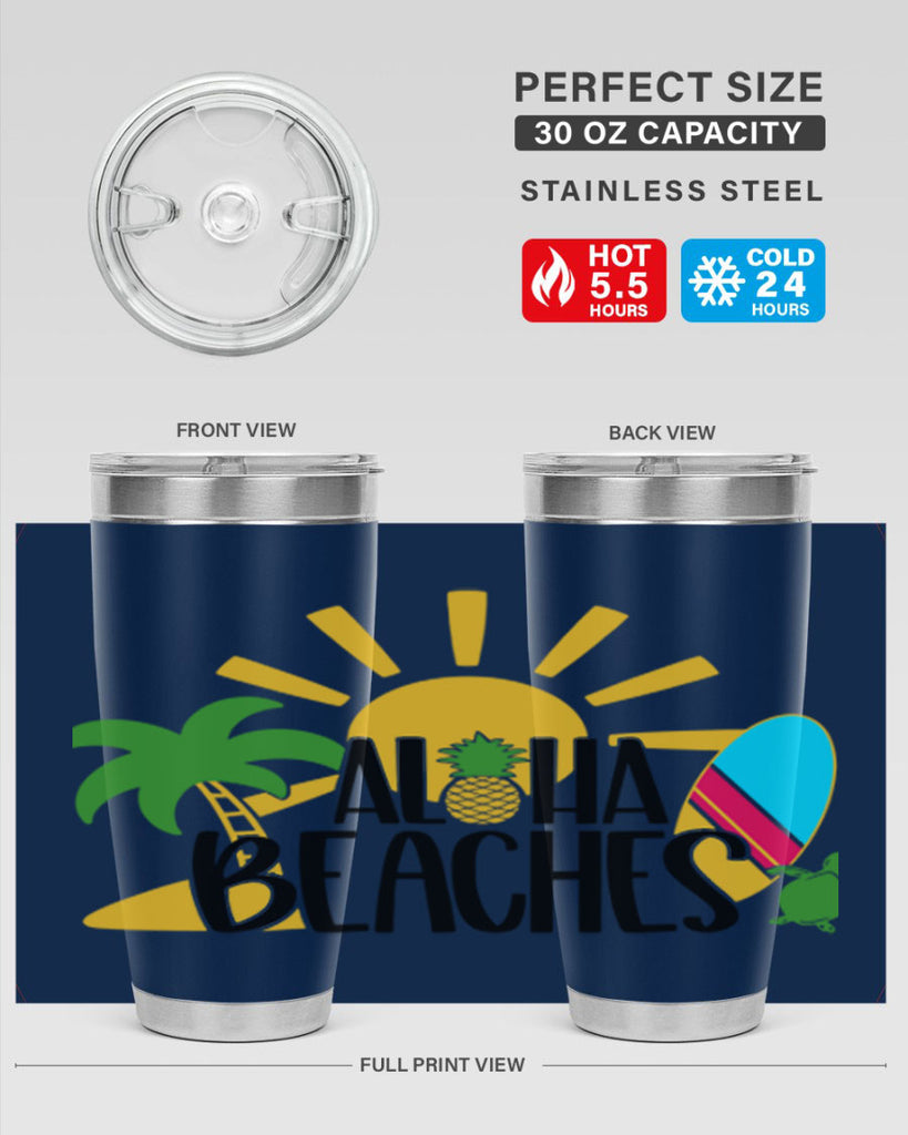 Aloha Beaches Style 55#- summer- Tumbler