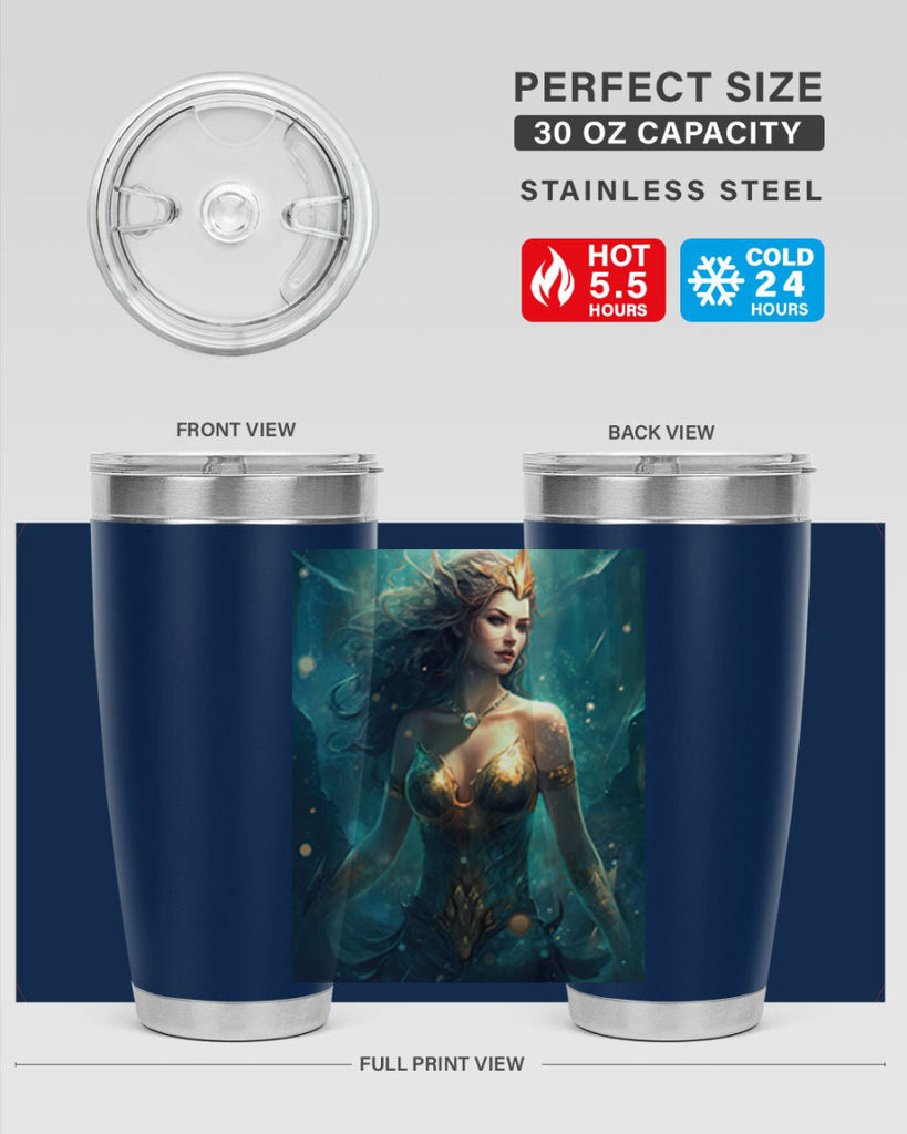 Aquarius 52#- zodiac- Tumbler