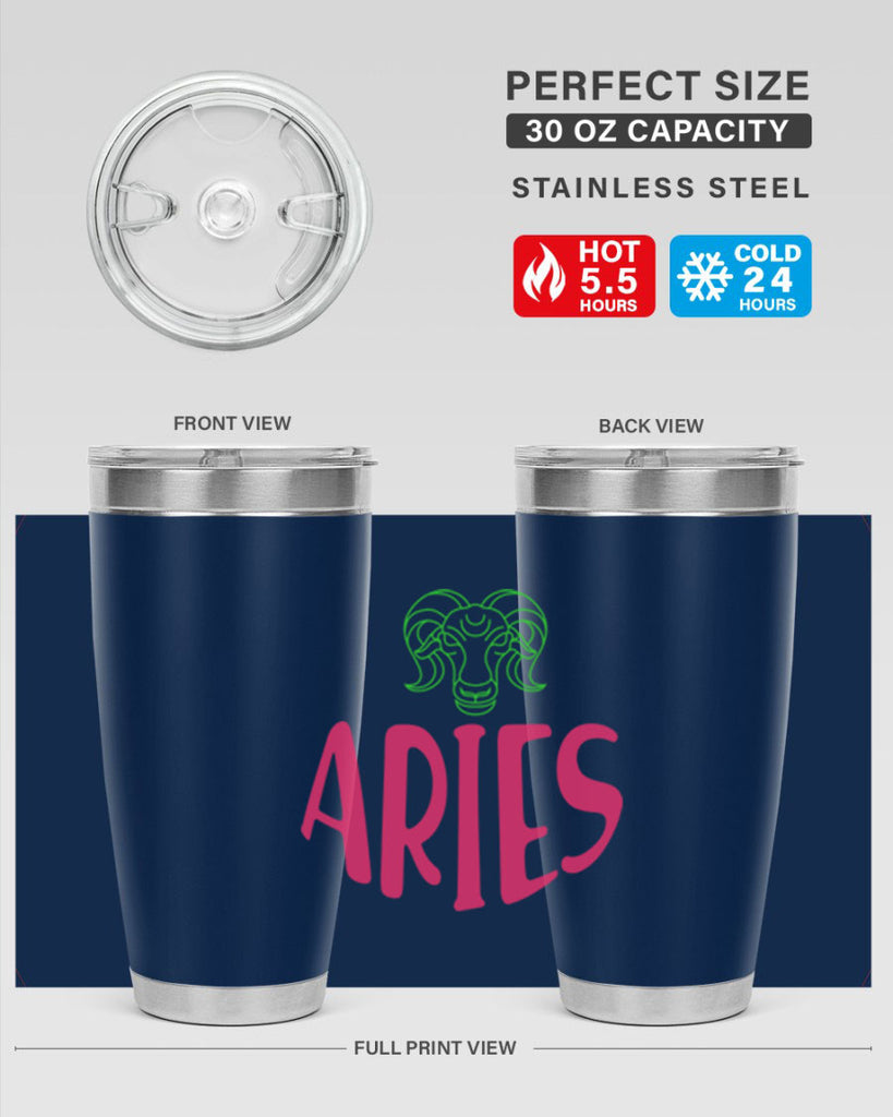 Aries 101#- zodiac- Tumbler