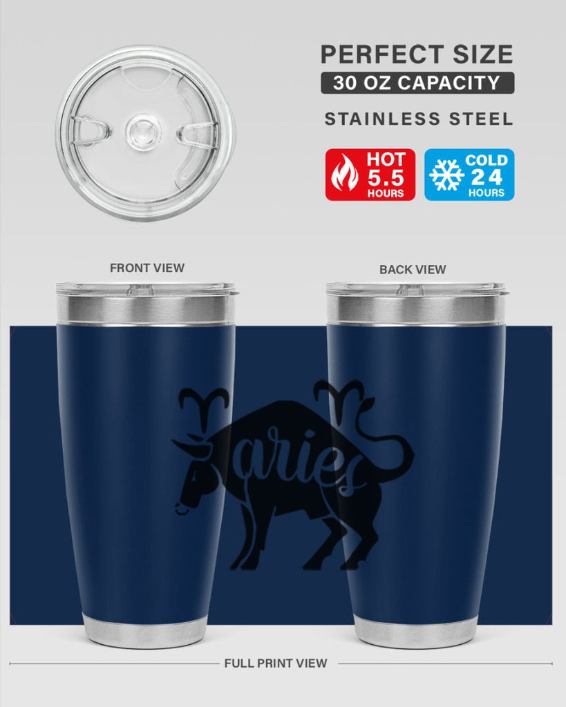 Aries 104#- zodiac- Tumbler