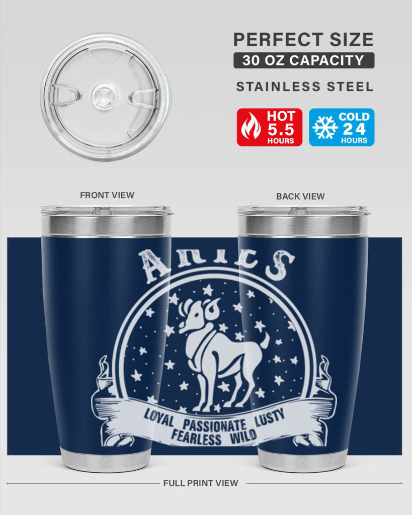 Aries 2#- zodiac- Tumbler