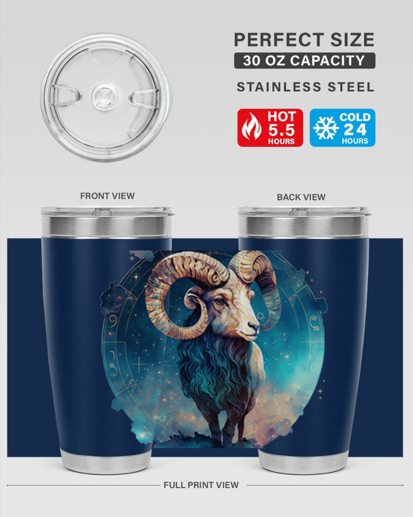 Aries 92#- zodiac- Tumbler