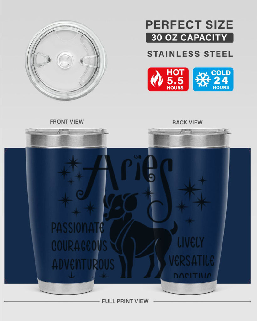 Aries 93#- zodiac- Tumbler