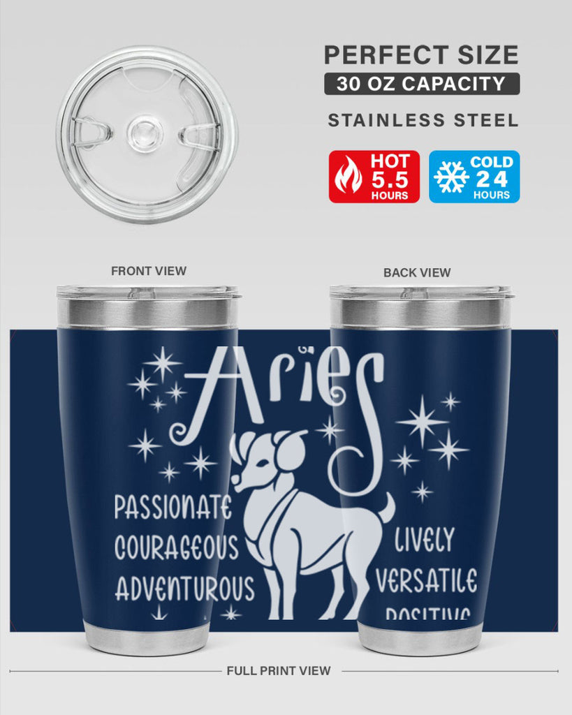 Aries 99#- zodiac- Tumbler