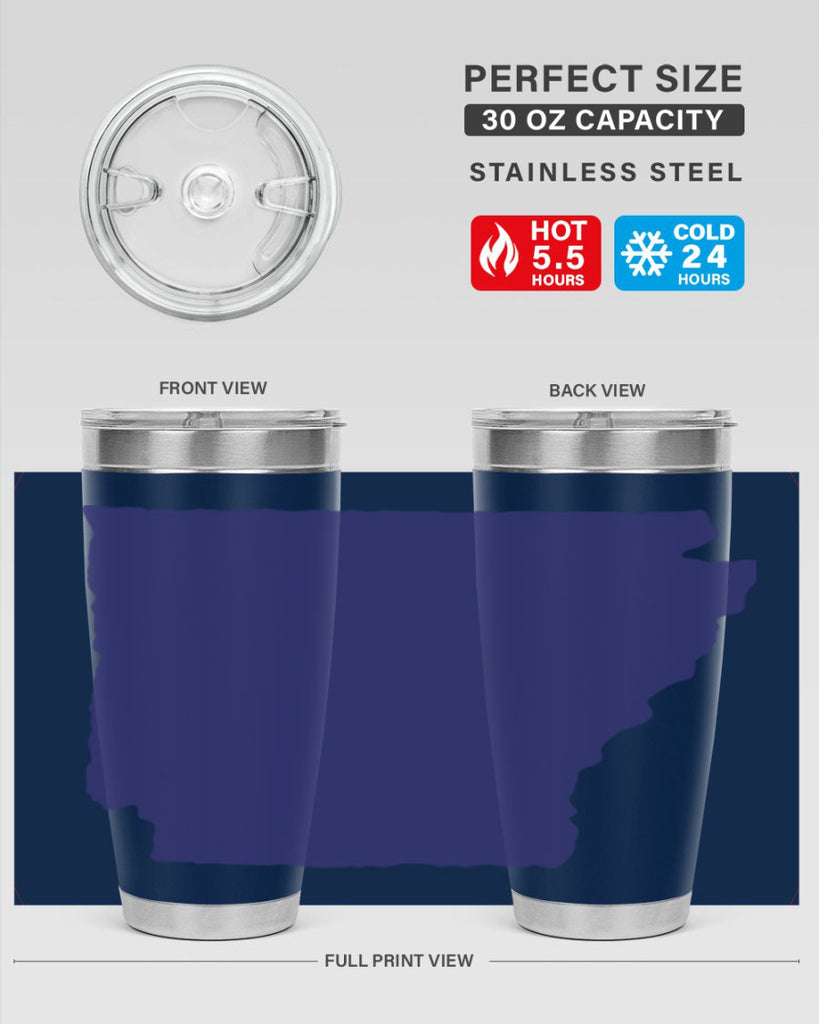 Arkansas 47#- stateflags- Tumbler
