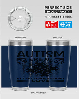 Autism awareness Style 43#- autism- Tumbler