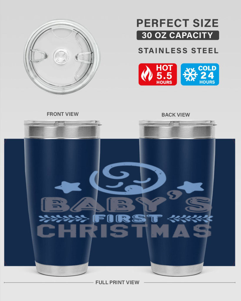 Baby First Christmas Style 2#- baby shower- tumbler