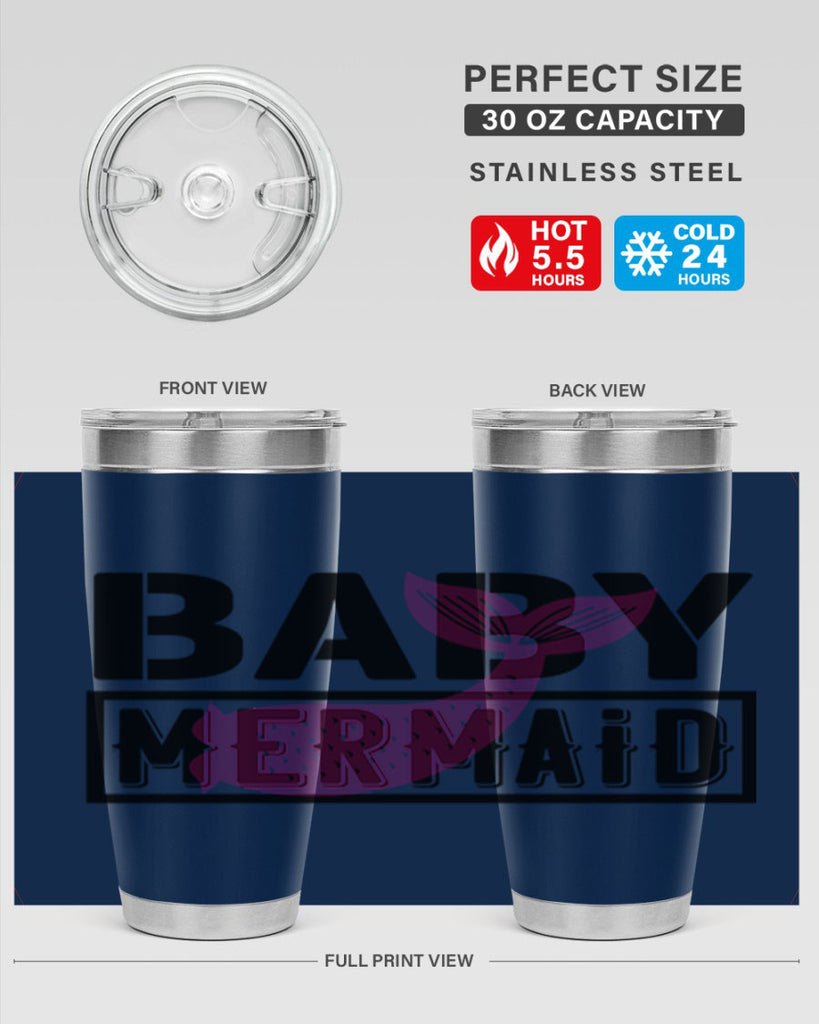 Baby mermaid 29#- mermaid- Tumbler