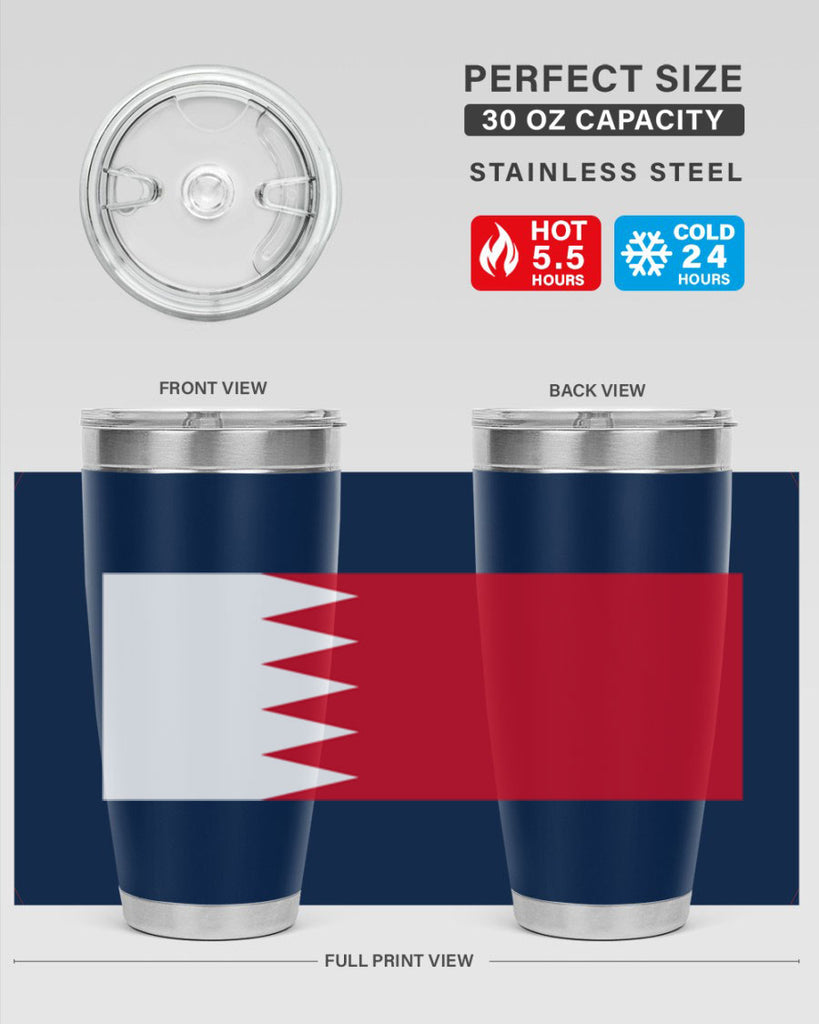 Bahrain 185#- world flags- Tumbler