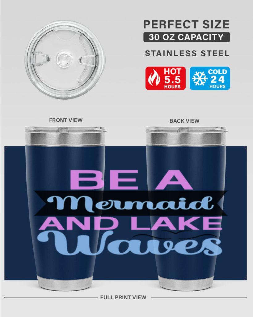 Be A Mermaid And Lake Waves 42#- mermaid- Tumbler