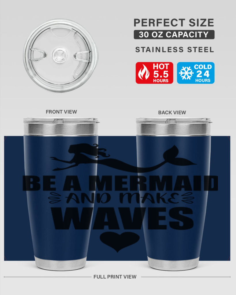 Be a Mermaid and make 53#- mermaid- Tumbler