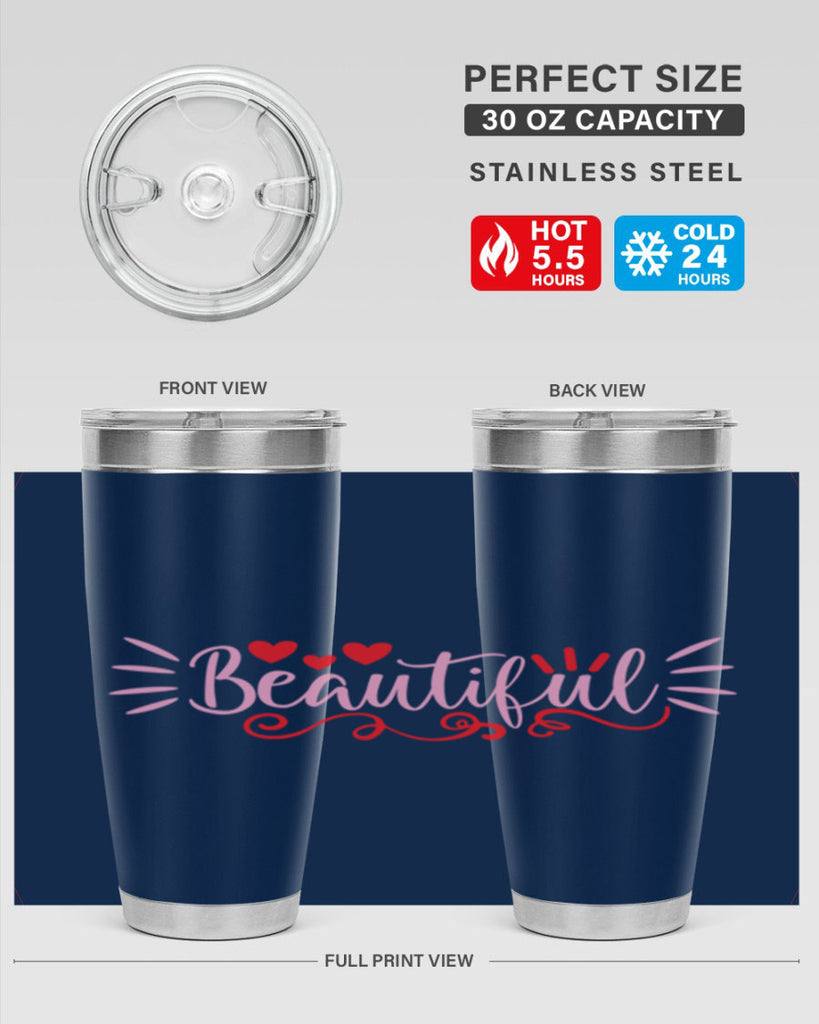 Beautiful Style 163#- make up- Tumbler