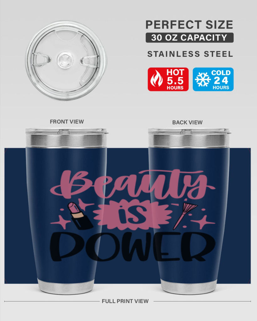 Beauty Is Power Style 135#- make up- Tumbler