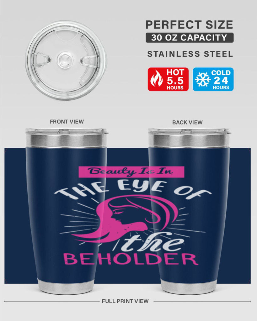 Beauty is in the eye of the beholder Style 169#- make up- Tumbler