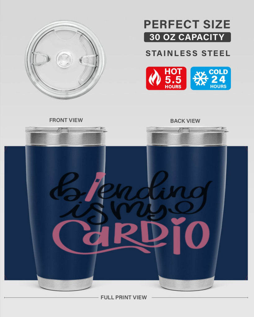 Blending is my Cardio Style 130#- make up- Tumbler