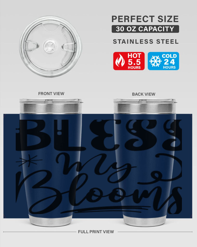 Bless My Blooms  63#- spring- Tumbler