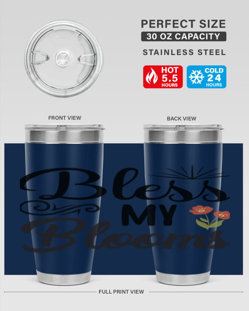 Bless My Blooms  66#- spring- Tumbler