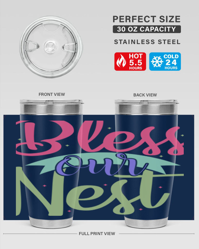 Bless our nest 49#- spring- Tumbler