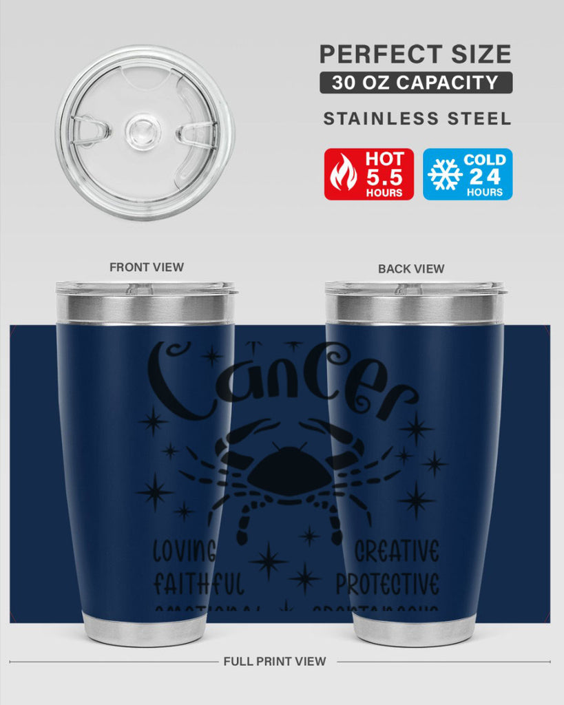 Cancer 144#- zodiac- Tumbler