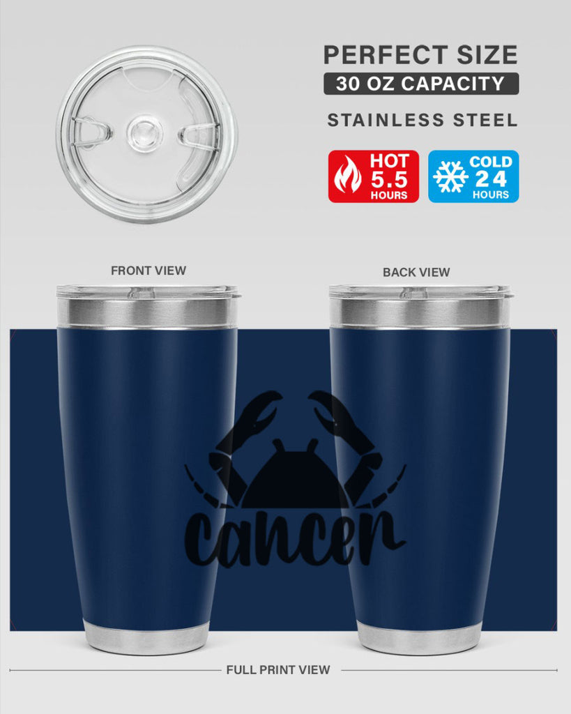 Cancer 156#- zodiac- Tumbler