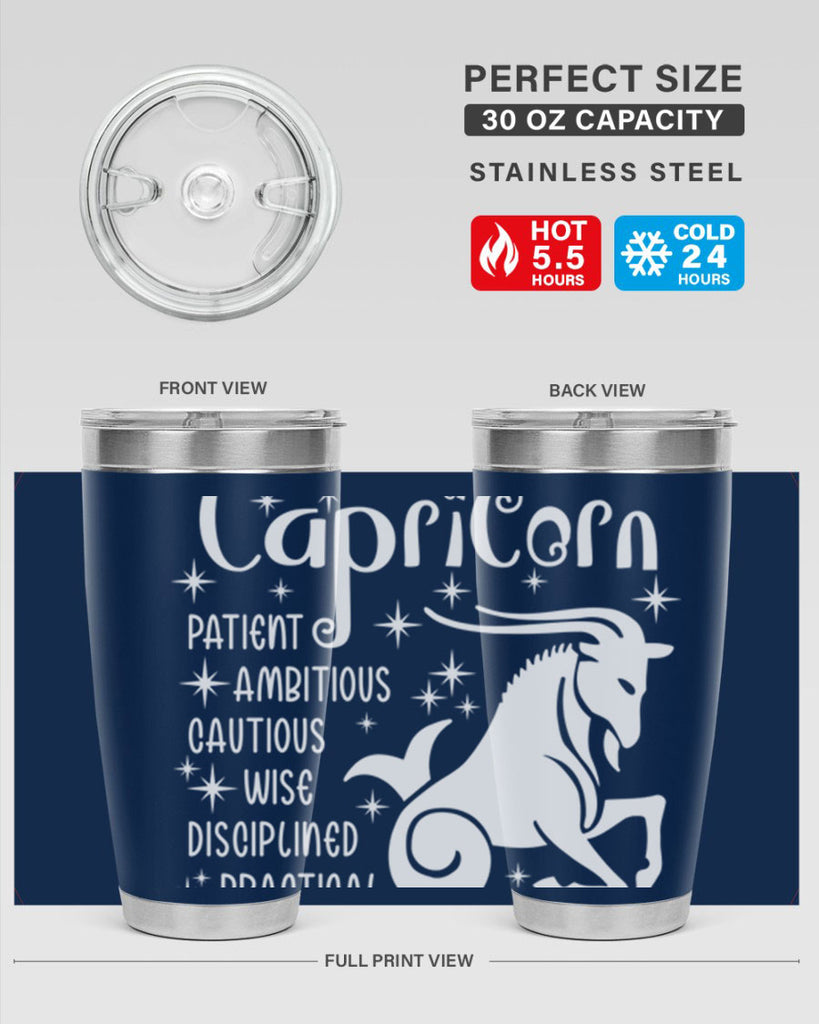Capricorn 186#- zodiac- Tumbler