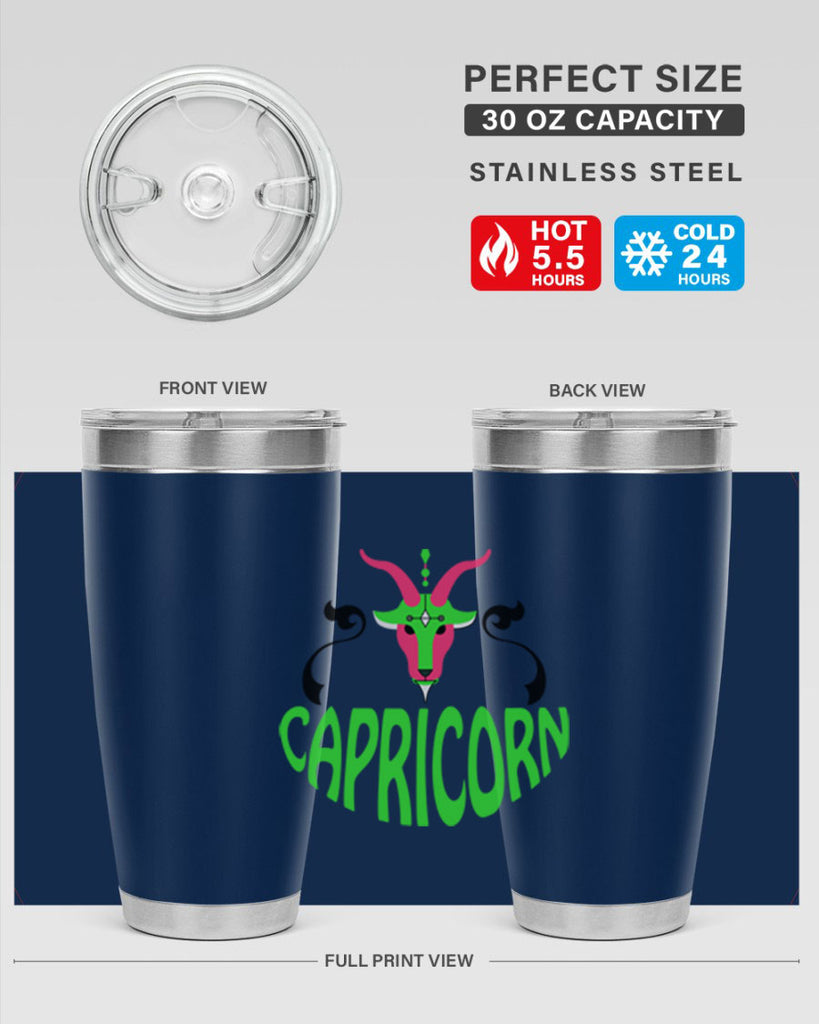 Capricorn 189#- zodiac- Tumbler