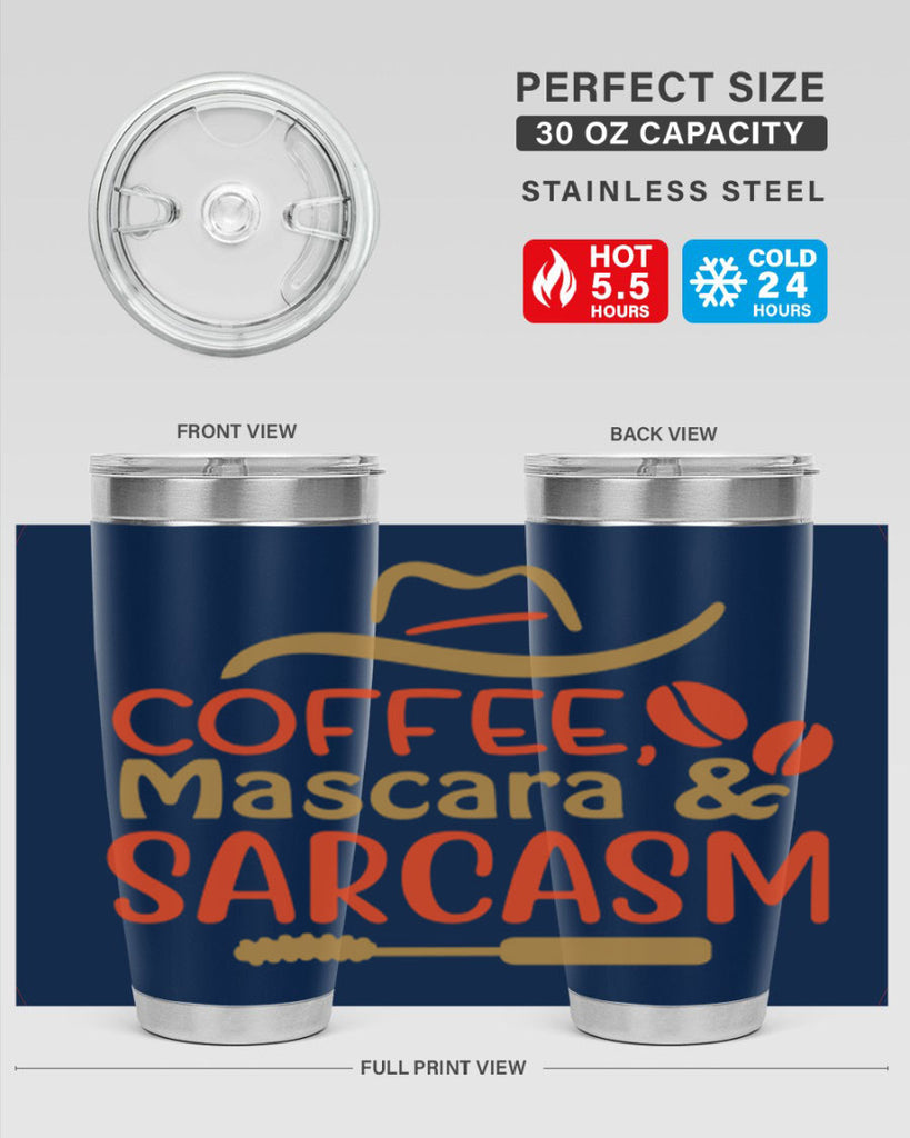 Coffee Mascara Sarcasm 21#- fashion- Cotton Tank