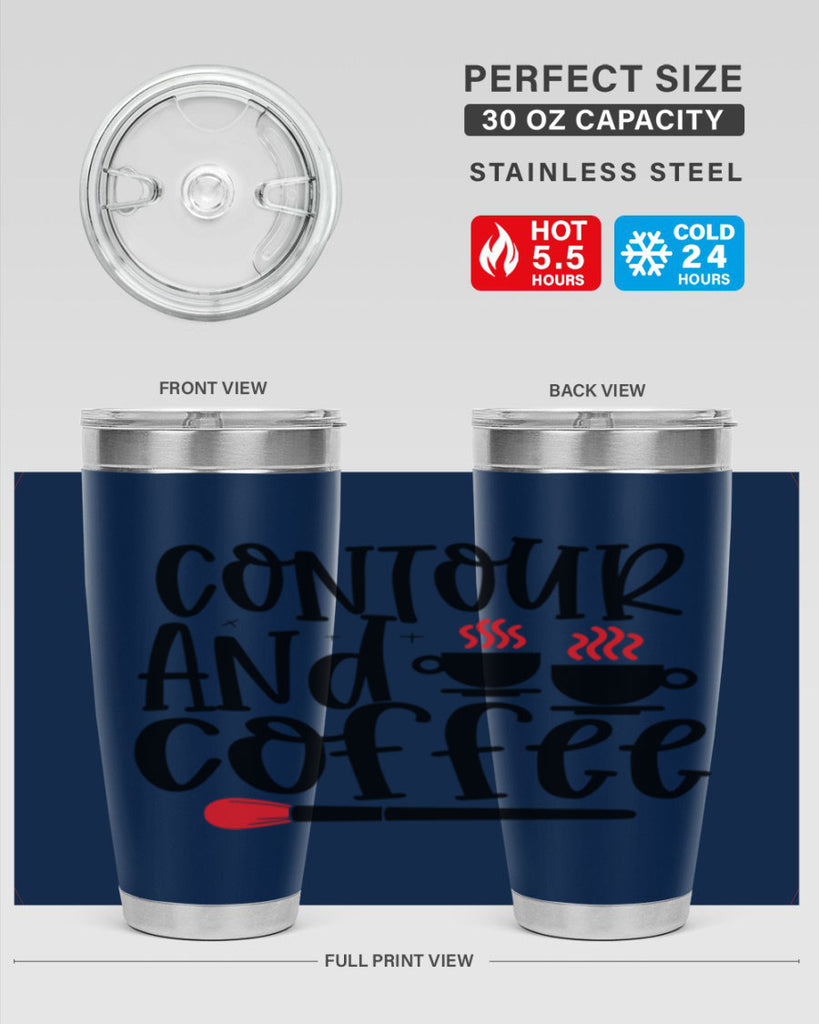 Contour And Coffee Style 242#- make up- Tumbler