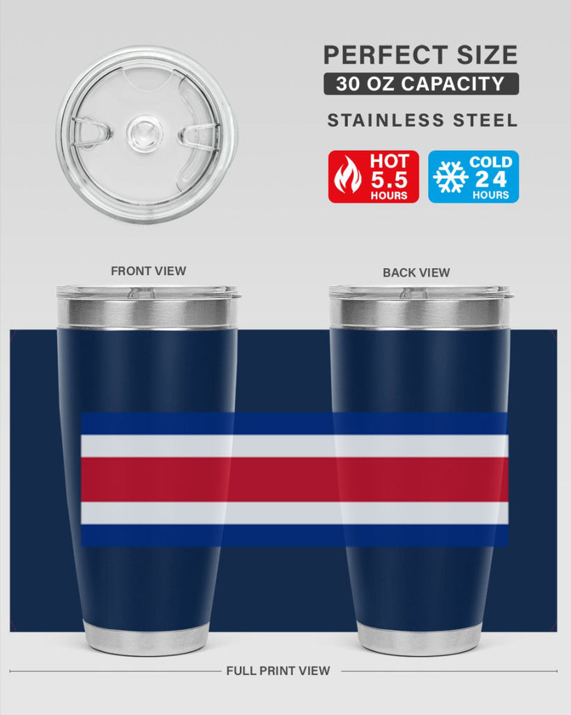 Costa Rica 157#- world flags- Tumbler