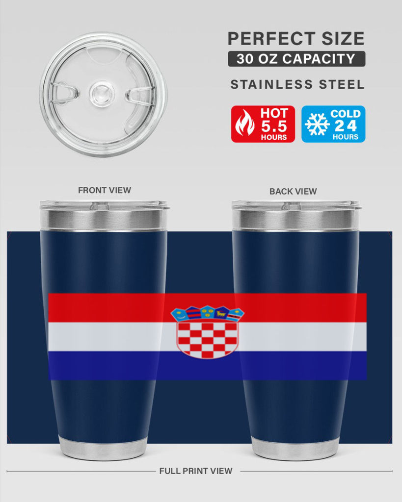 Croatia 155#- world flags- Tumbler
