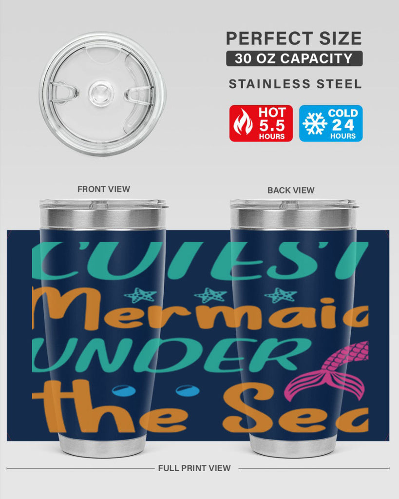Cutest Mermaid Under the Sea 107#- mermaid- Tumbler