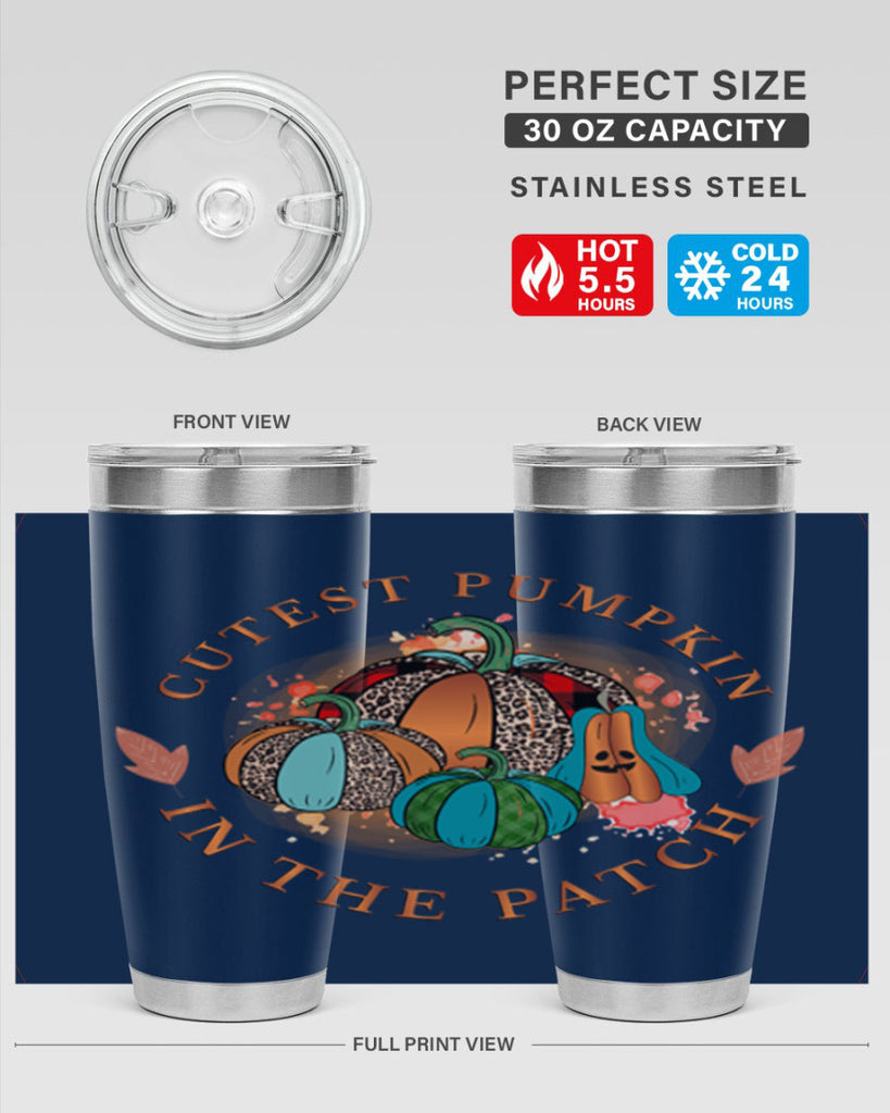 Cutest Pumpkin in the Patch 65#- fall- Tumbler