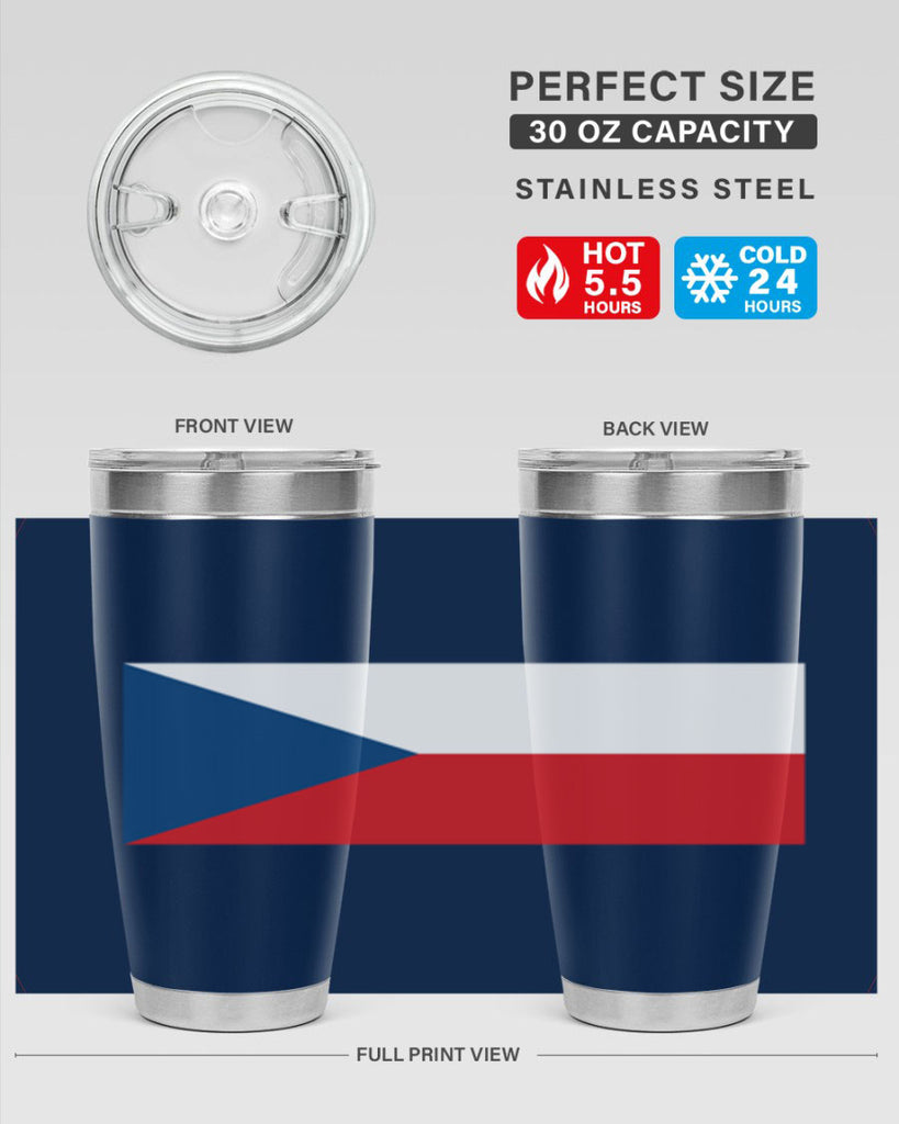 Czechia 152#- world flags- Tumbler