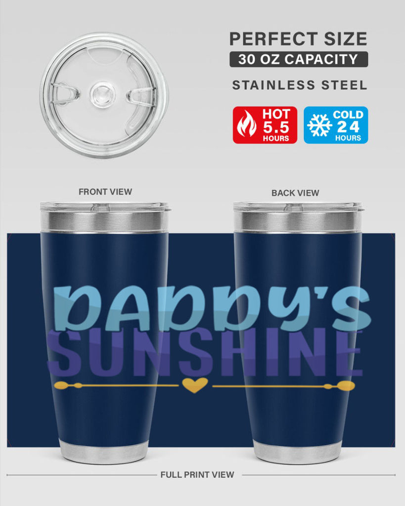 Daddys Sunshine 19#- dad- Tumbler