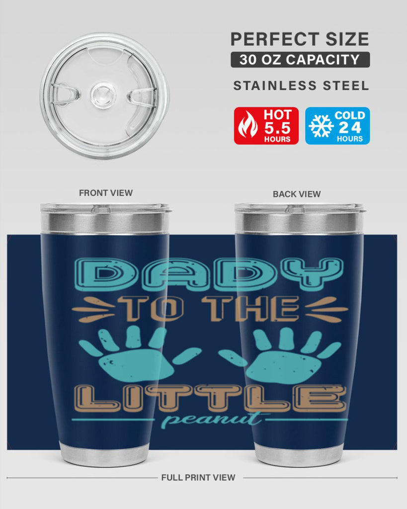 Dady to the little peanut Style 43#- baby shower- tumbler