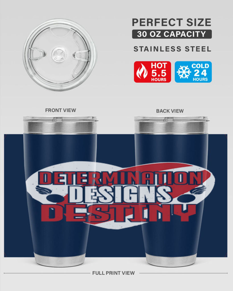 Determination designs Style 17#- Fourt Of July- Tumbler
