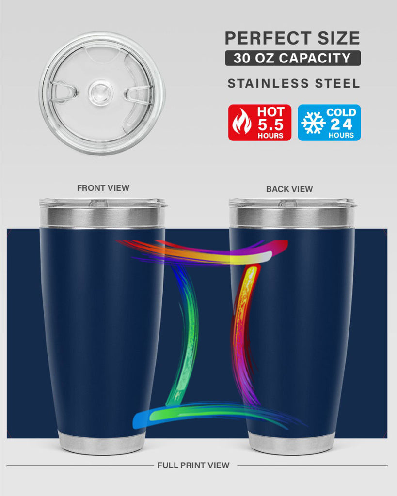Gemini 222#- zodiac- Tumbler