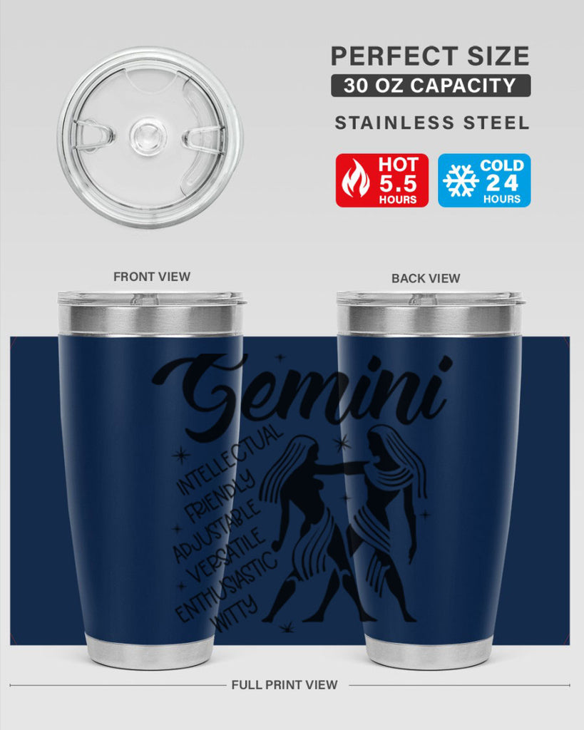 Gemini 223#- zodiac- Tumbler