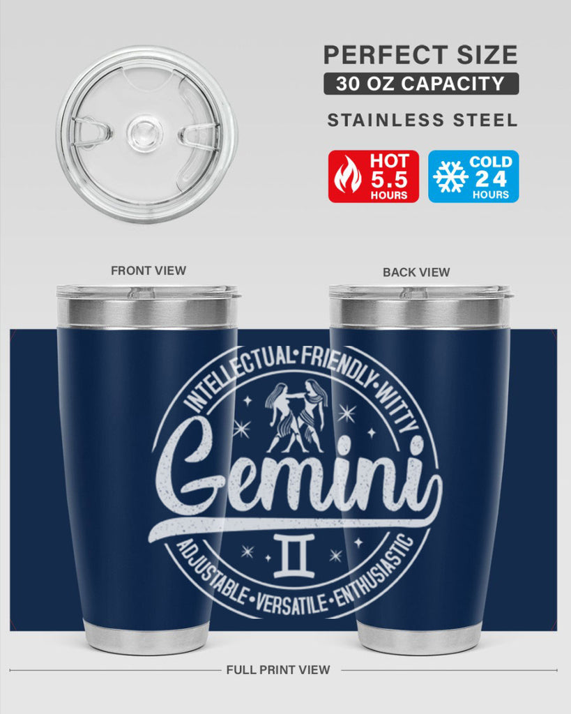 Gemini 226#- zodiac- Tumbler