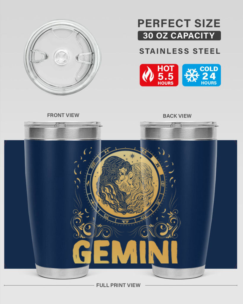 Gemini 234#- zodiac- Tumbler