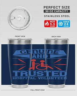 Genuine and Trusted Hospital Volunteer Style 2#- volunteer- Tumbler