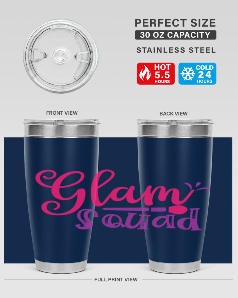 Glam Squad Style 237#- make up- Tumbler
