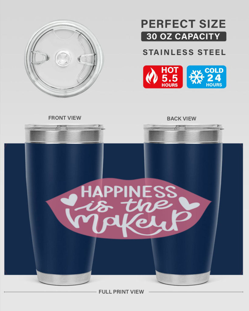 Happiness is the Makeup Style 92#- make up- Tumbler